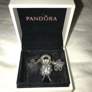Pandora Butterfly and Family Charms